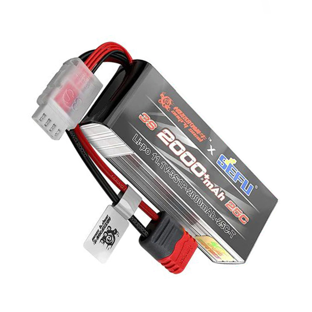 MJX-3S-Akku-111V-25C-2000mAh-L-I-PO-Akku-mit-T-Stecker-fuumlr-MJX-16208-16209-14209-14210-RC-Auto-2008878-7